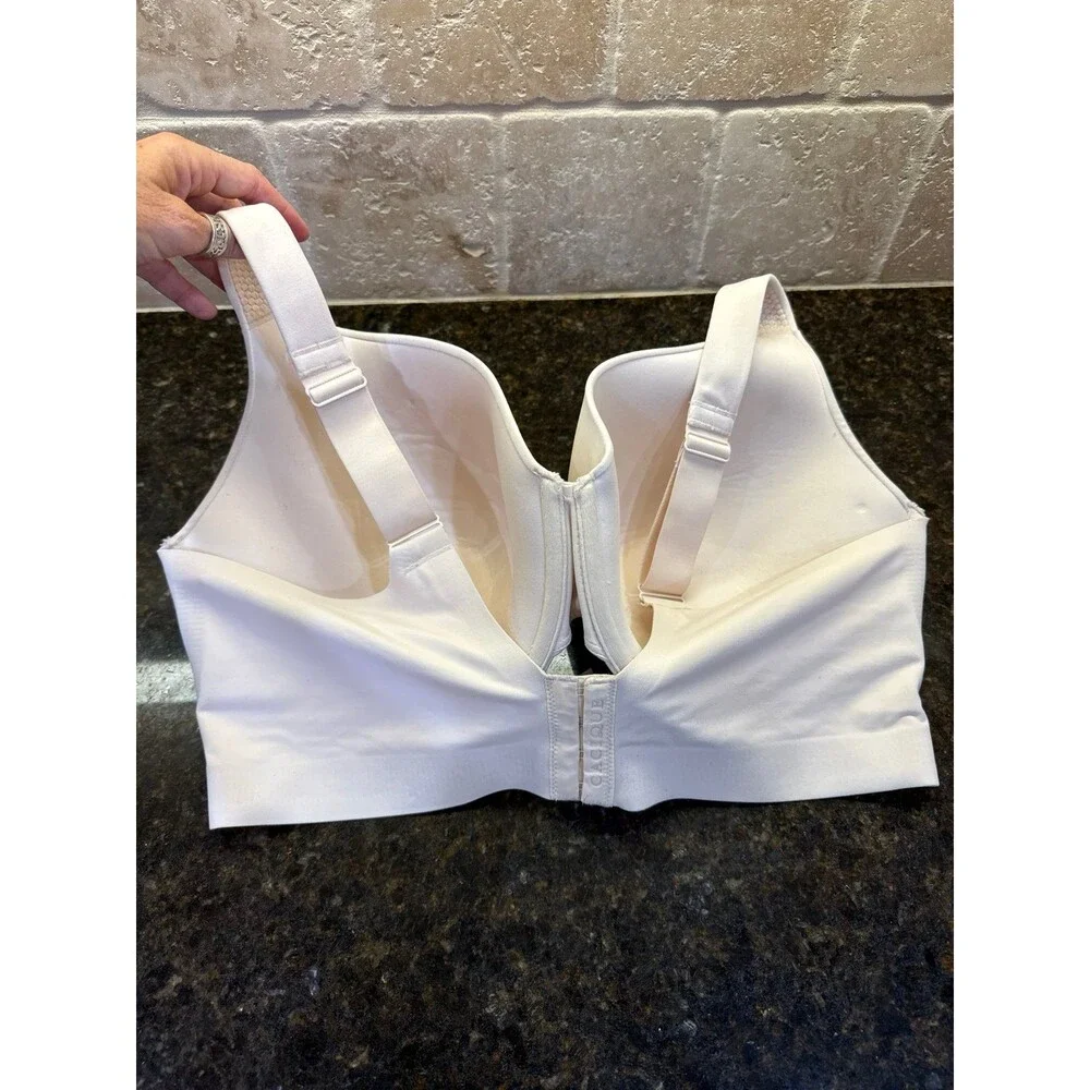 Cacique Lightly Lined Full Coverage Bra Natural 42H Like New - Picture 3 of 9